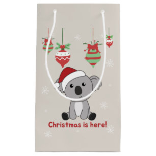 Petit Sac Cadeau Koala Noël Neige Animaux d'hiver Koalas Petits G
