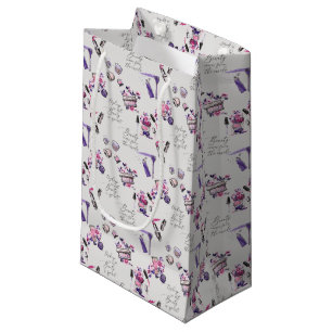 Petit Sac Cadeau La beauté vient du motif d'intérieur