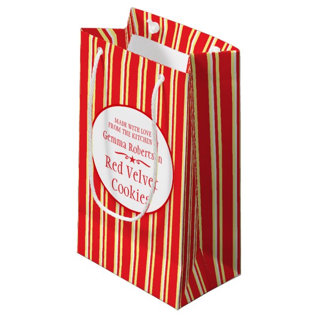 Petit Sac Cadeau La cuisson jaune blanche rouge d'échange de (Devant Angle)