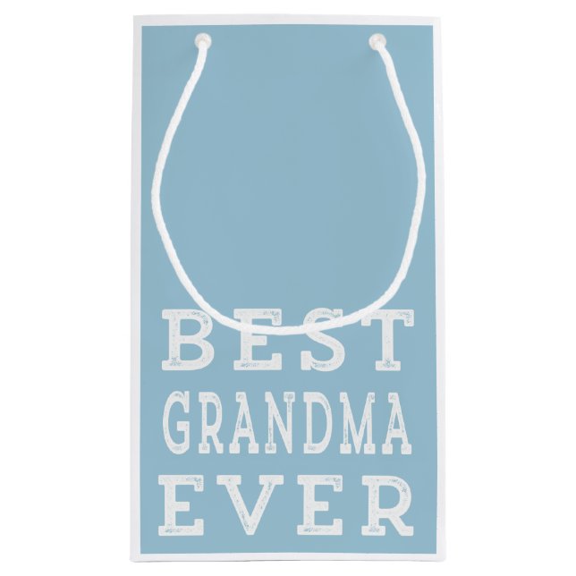 Petit Sac Cadeau La meilleure grand-maman jamais (Dos)