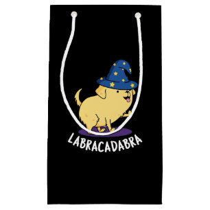 Petit Sac Cadeau Labra-cadabra Funny Labrador Chien Pun Dark BG
