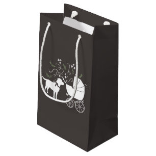 Petit Sac Cadeau Labrador Dog Baby shower Pink Girl Lab