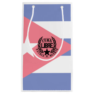 Petit Sac Cadeau Lauriers de devise du Cuba Libre