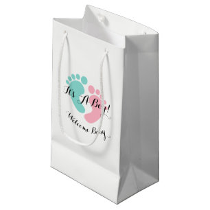 Petit Sac Cadeau Le bébé minuscule d'empreintes de pas de BÉBÉ 