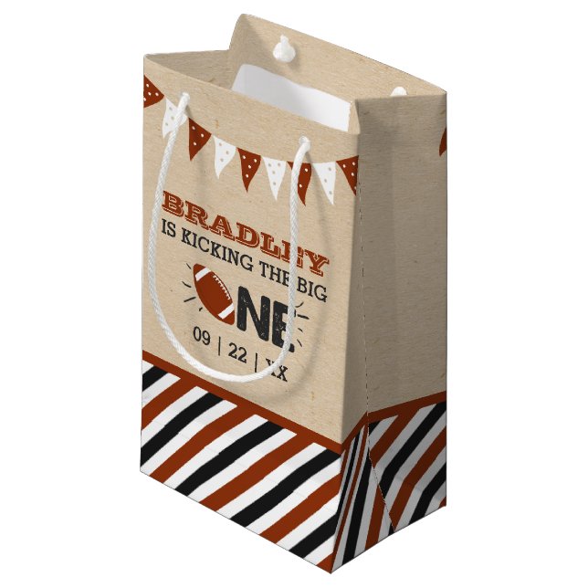 Petit Sac Cadeau Le Big One | Football 1er anniversaire (Devant Angle)