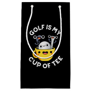 Petit Sac Cadeau Le Golf Est Ma Coupe De Tee Funny Golf Pun Dark BG