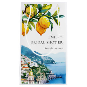 Petit Sac Cadeau Lemon Citrus Amalfi Coast Enterrement de Vie de Je