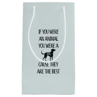 Petit Sac Cadeau Les chiens sont les meilleurs.