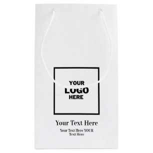 Petit Sac Cadeau Logo de société professionnelle marqué