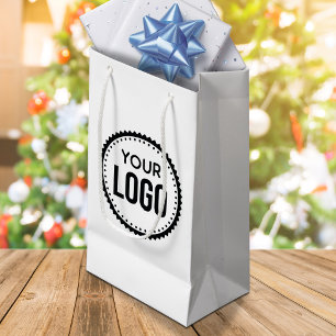 Petit Sac Cadeau Logo d'entreprise personnalisé