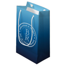 Logo Monogramme Bleu Ombre Gay Anniversaire de Mar