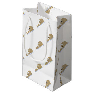 Petit Sac Cadeau Loutre de flottement mignonne