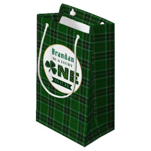Petit Sac Cadeau Lucky Little Shamrock 1er anniversaire