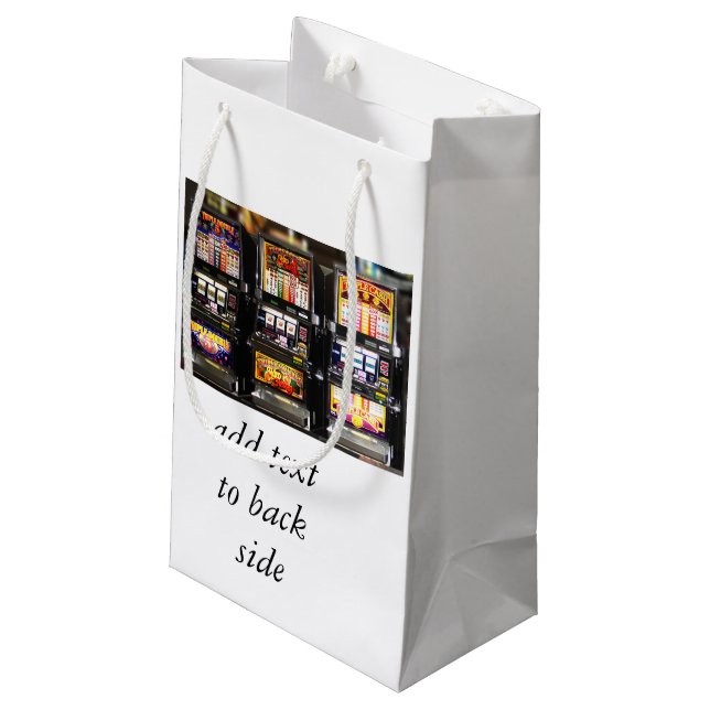 Petit Sac Cadeau Machines de rêve - Machines à sous Lucky (Dos Angle)