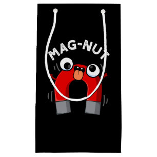 Petit Sac Cadeau Mag-nut Funny Magnet Pun Dark BG