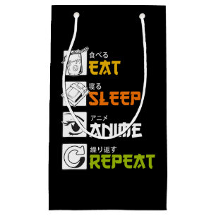 Petit Sac Cadeau Mangez Sleep Anime Répétez L'Idée Cadeau Cospla