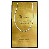 Mariage Favor Glam Metallic Gold & Black Custom Sm