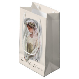 Petit Sac Cadeau Mariée victorienne vintage avec la Bible Harrison