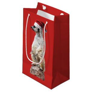 Petit Sac Cadeau MeerKat Joyeux Noël
