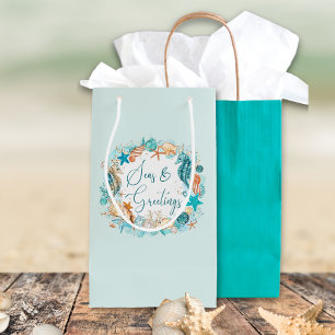 Petit Sac Cadeau MERS Côtières et SAVOIRS Coquilles de cheval de me