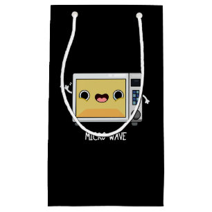 Petit Sac Cadeau Microwave Funny Pun Dark BG
