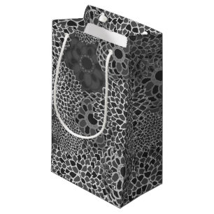 Petit Sac Cadeau Modèle floral moderne et tendance