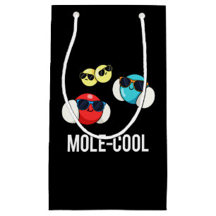 Petit Sac Cadeau Mole-Cool Funny Molecule Pun Dark BG