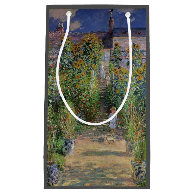 Petit Sac Cadeau Monet Garden Vetheuil Impressionim Peinture (Devant)