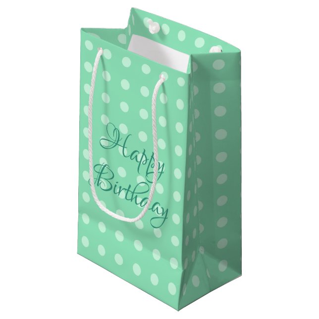 Petit Sac Cadeau Monnaie d'Pois Modèles Rustiques (Devant Angle)