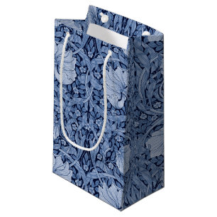 Petit Sac Cadeau Monotone bleu Pimpernel, William Morris