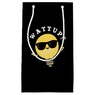 Petit Sac Cadeau Monter Funny Electric Bulb Pun Dark BG