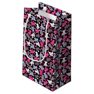 Petit Sac Cadeau motif avec les chats mignons 3 de griffonnage de