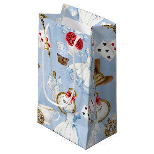 Petit Sac Cadeau Motif d'Alice du pays des merveilles