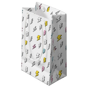 Petit Sac Cadeau Motif de boulon de foudre à doodle mignon