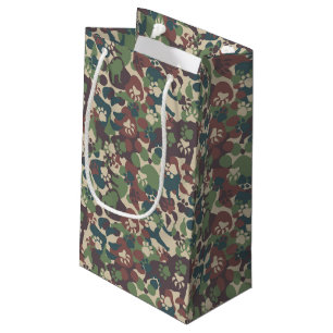 Petit Sac Cadeau Motif de camouflage de chien