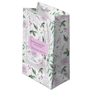 Petit Sac Cadeau Motif de fleurs d'humeur Lilac