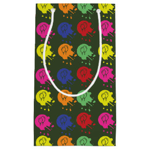 Petit Sac Cadeau Motif de l'Armée Green Paintball Party