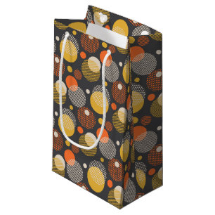 Petit Sac Cadeau Motif de rayure de point de polka