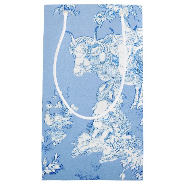 Petit Sac Cadeau Motif de toile de campagne française (Devant)