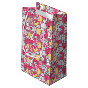 Petit Sac Cadeau Motif d'enfant de Kawaii avec les griffonnages