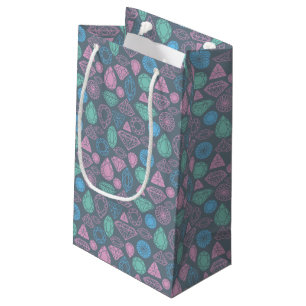 Petit Sac Cadeau Motif d'icône de pierre gemme