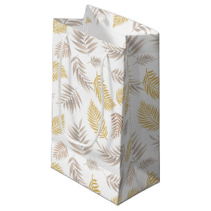 Petit Sac Cadeau Motif Feuille tropical 7