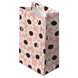 Petit Sac Cadeau Motif Fleur Rose Cute