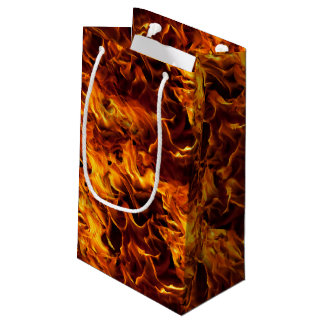 Petit Sac Cadeau Motif incendie et flamme