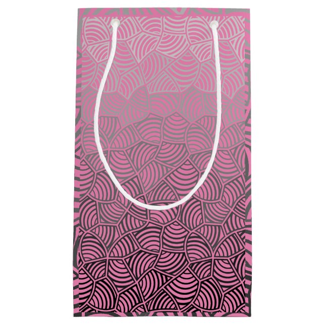 Petit Sac Cadeau Motif Shell.04.w Pink BG (Devant)