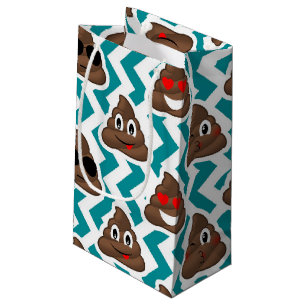 Petit Sac Cadeau Motif turquoise d'Emoji de dunette