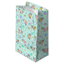 Motif Unicorn de porc de Guinée Kawaii en bleu