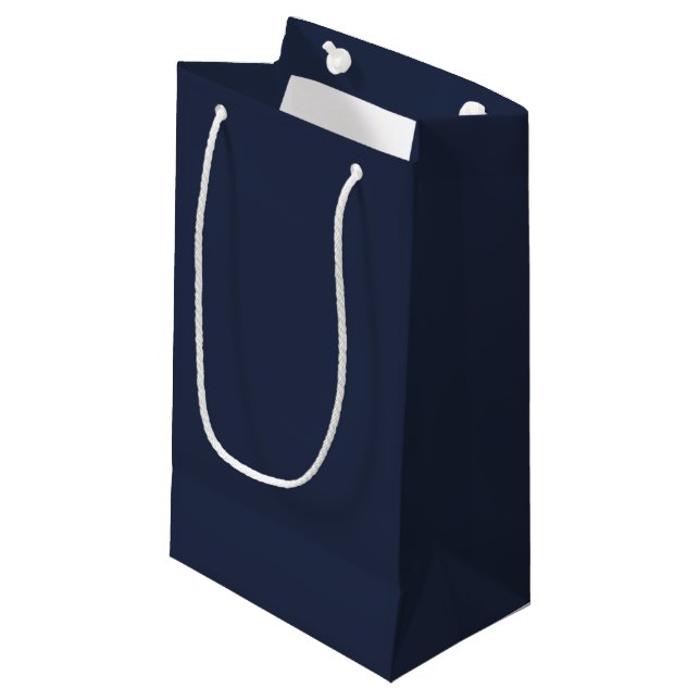 Petit Sac Cadeau Navy Blue (Devant Angle)
