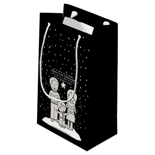 Petit Sac Cadeau Noël (Dos Angle)