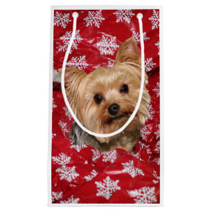 Petit Sac Cadeau Noël de Yorkie